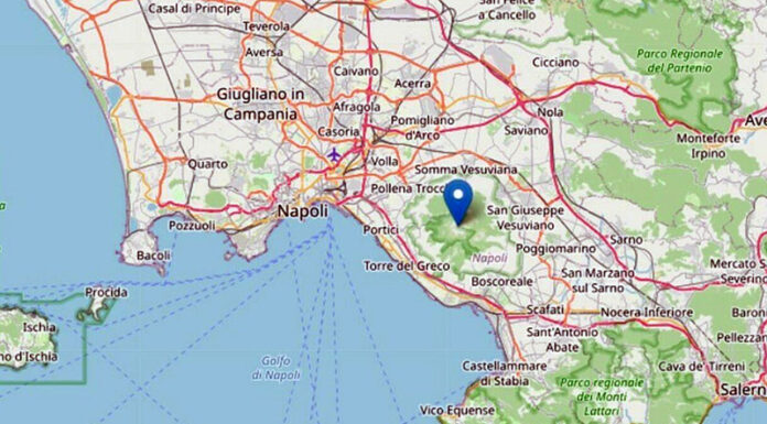 Altro terremoto stavolta a San Giuseppe Vesuviano
