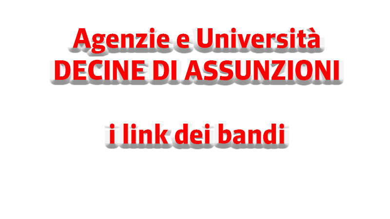 ASSUNZIONI