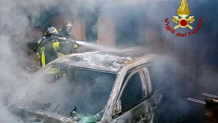 incendio auto