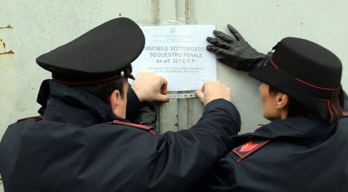 Sequestrato un capannone a Poggiomarino