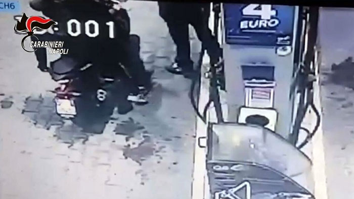 rapina benzinaio