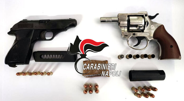 Maxi-blitz a Somma Vesuviana e Sant’Anastasia: un arresto e sequestrato arsenale