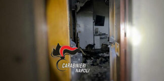 Carabiniere eroe salva anziana dalle fiamme nei Paesi Vesuviani e finisce in ospedale