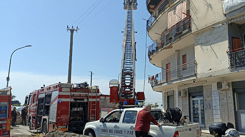 incendio poggiomarino