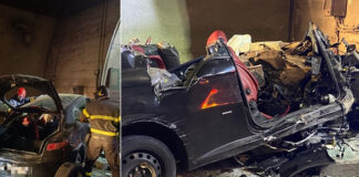 Auto contro muro: morti un 23enne ed una 33enne