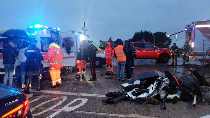 incidente statale 100