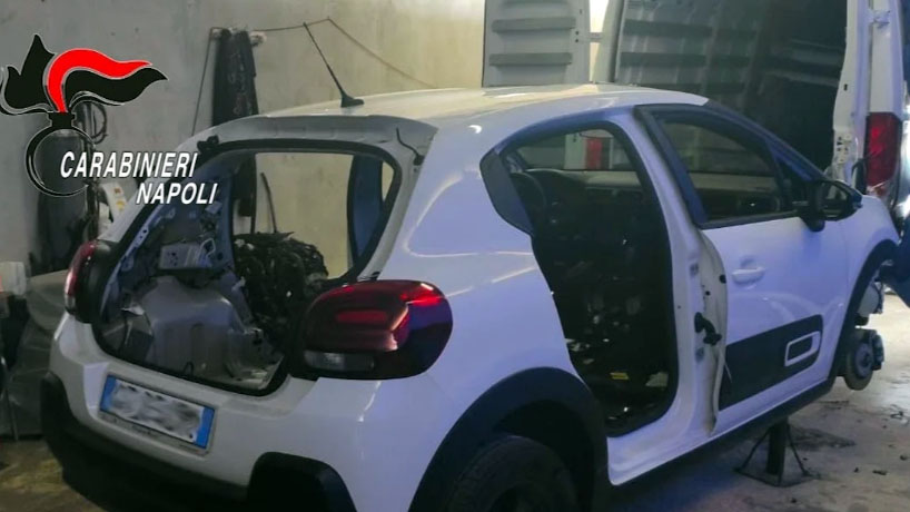 officina auto rubate