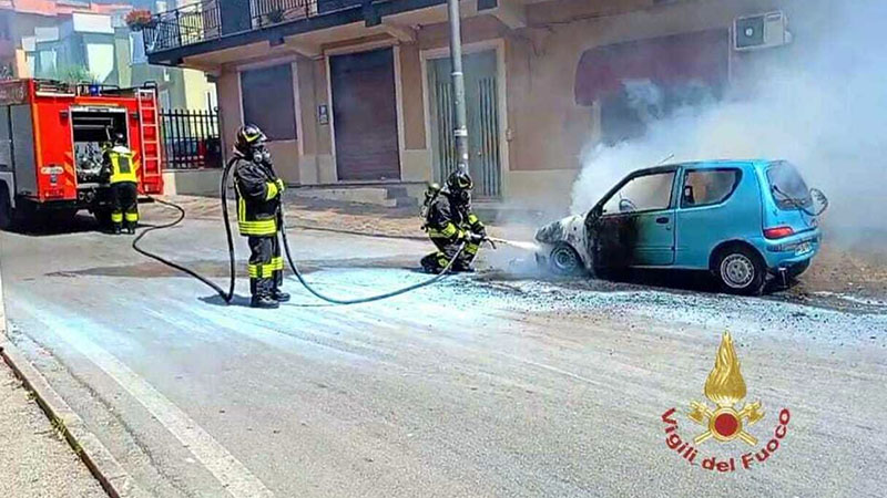 auto incendio