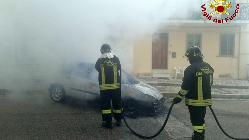 auto incendio