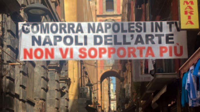 striscioni gomorra
