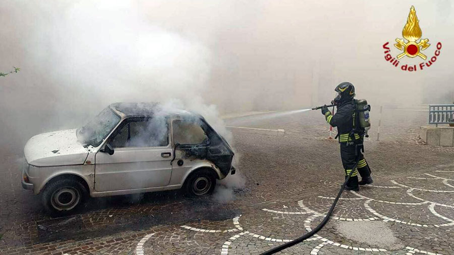 auto incendio