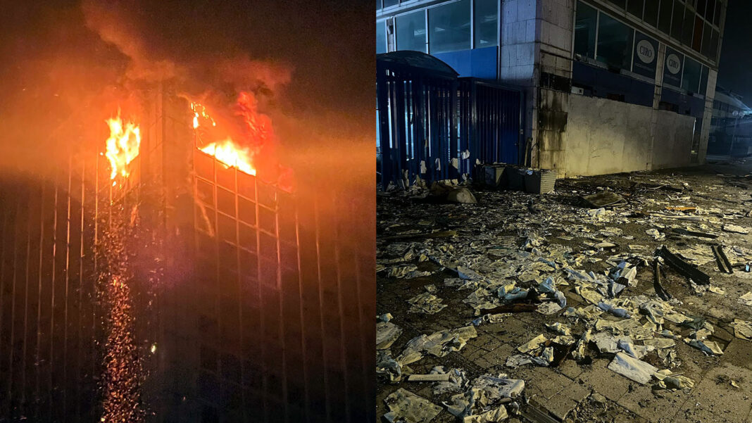 incendio centro direzionale