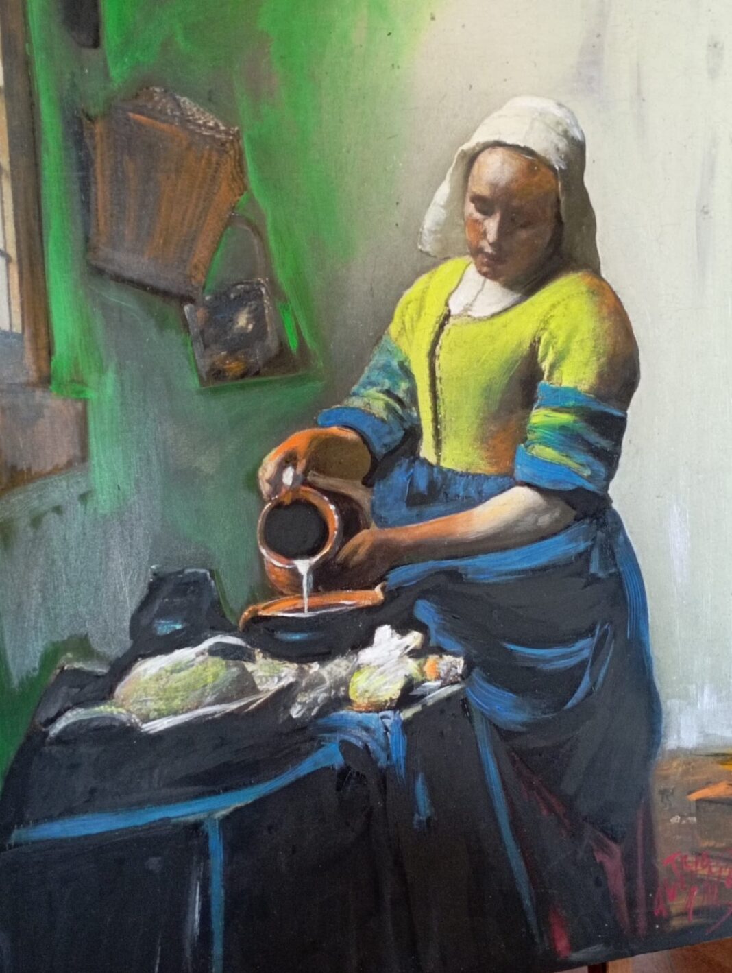Pittura contro violenza sulle donne