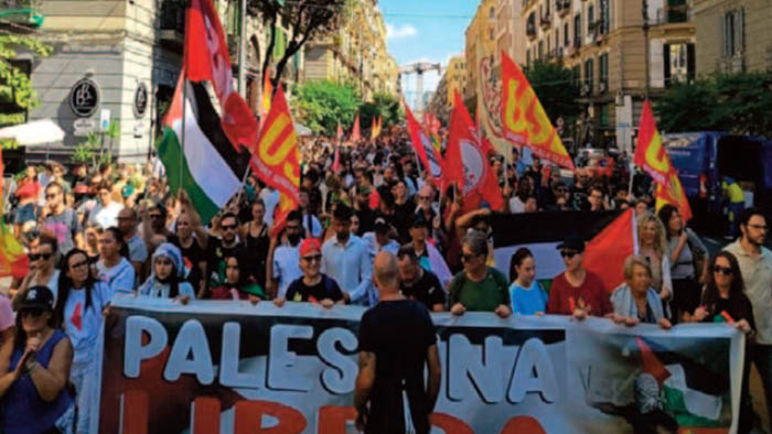 corteo palestina