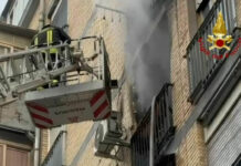 Ancora un appartamento a fuoco: pompieri sul posto