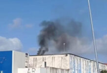 Incendio al centro commerciale Pegaso