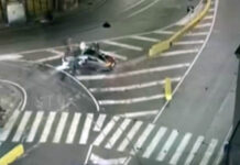 Curva non segnalata, auto va a sbattere