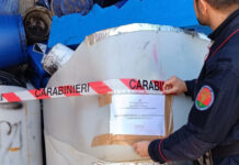 Blitz nell’azienda conciaria, cumuli di rifiuti speciali da 15 metri cubi