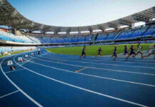 Visone (AVS) e Gabriele (Polo Sportivo Meridione) contro la rimozione della pista di atletica del Maradona