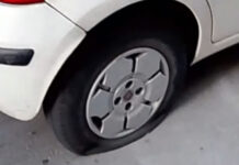 Raid alle auto in sosta: decine di ruote bucate